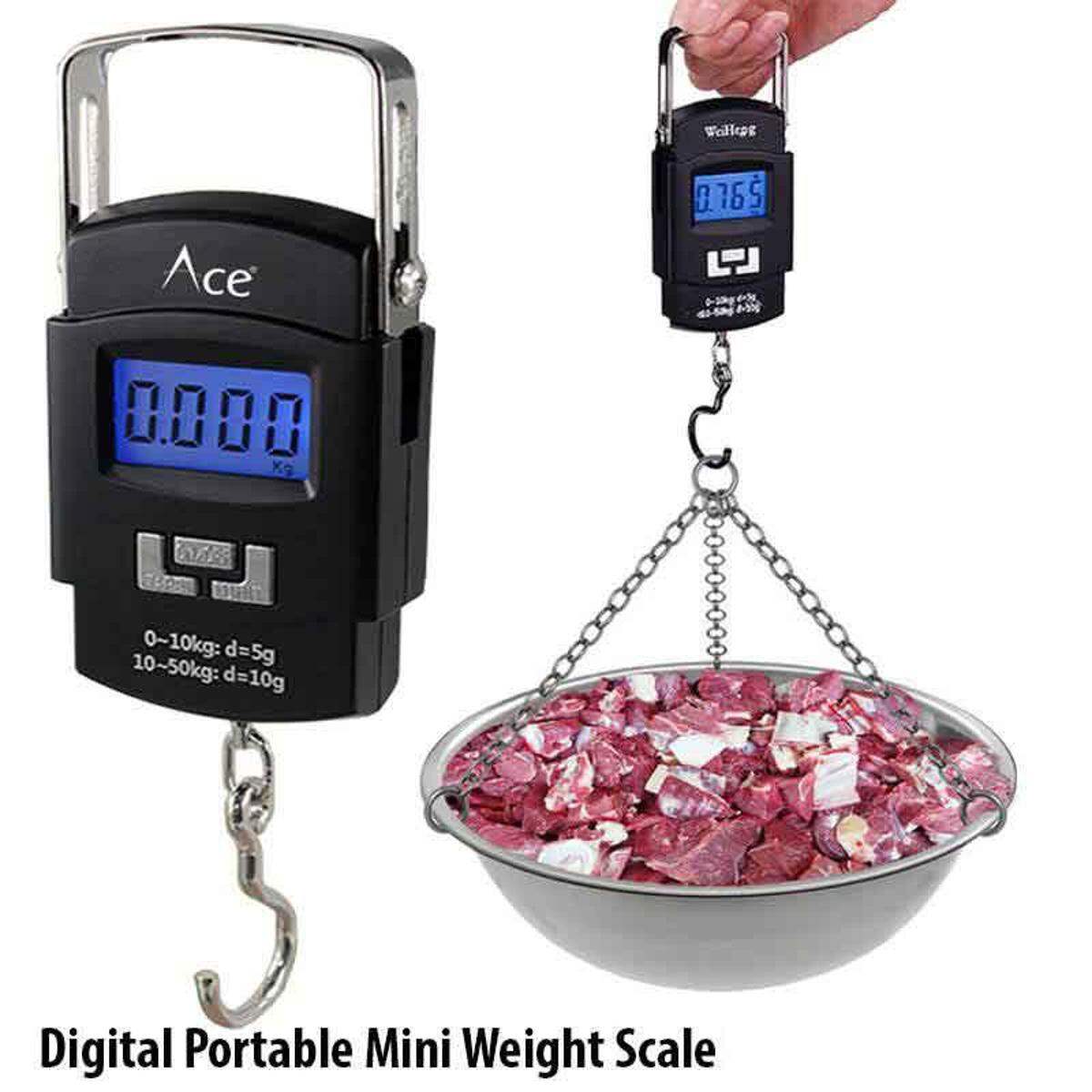 Digital Portable Weight Scale 50 Kg - Black Dhaka Shopping zone - ছবি 2