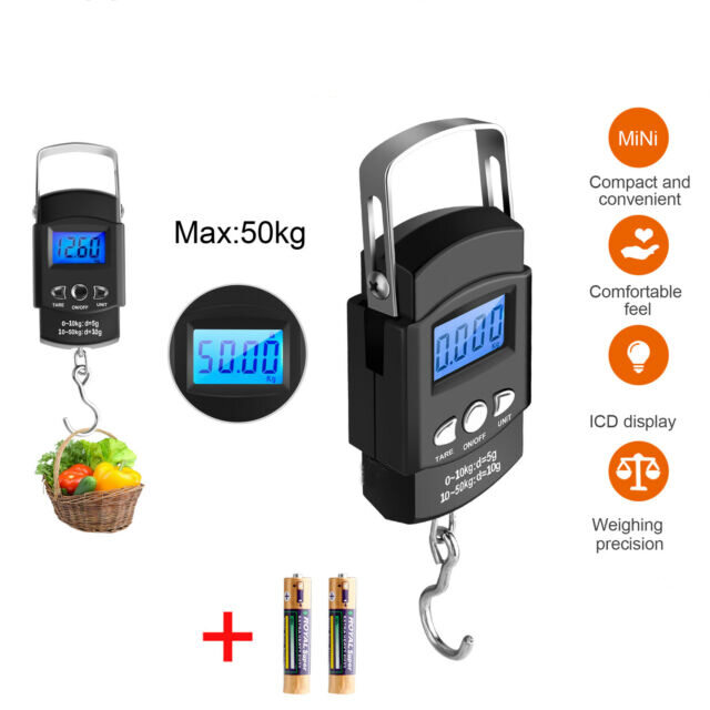 Digital Portable Weight Scale 50 Kg - Black Dhaka Shopping zone - ছবি 3