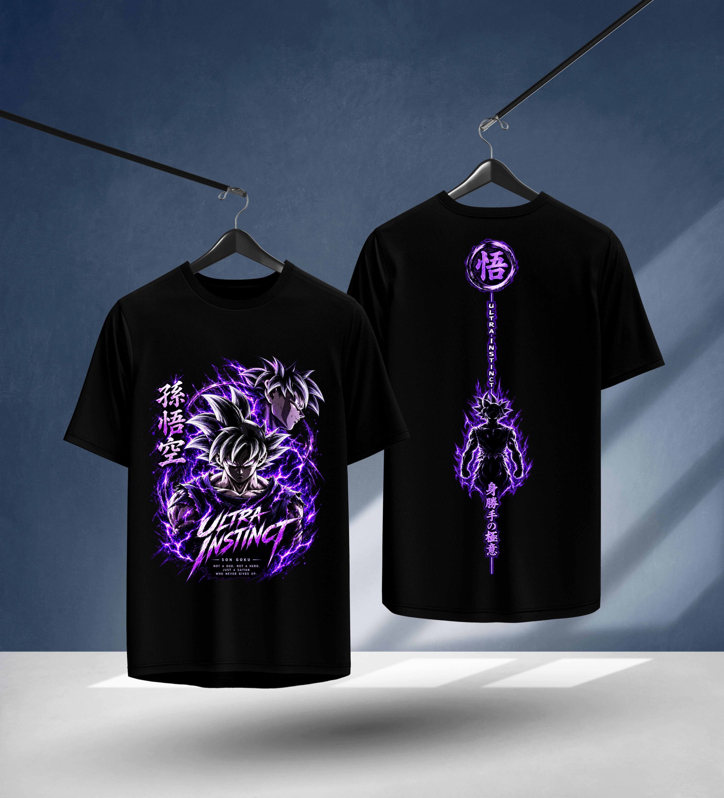 Goku Tshirt DTF Printed Cotton